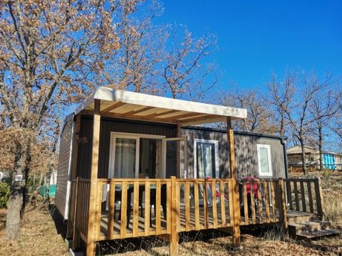 Mobilhome 4 personnes - Premium 29m² - 2 chambres - Terrasse semi-couverte