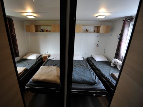 MOBILHOME 6 personnes - Confort 3 chambres - Entre 30 et 35 m²  +5ans