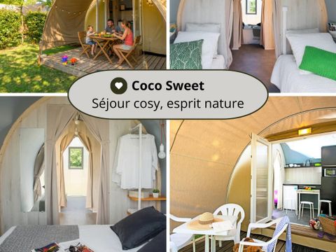 BUNGALOW TOILÉ 4 personnes - Coco Sweet (sans sanitaires, 2 Chambres)