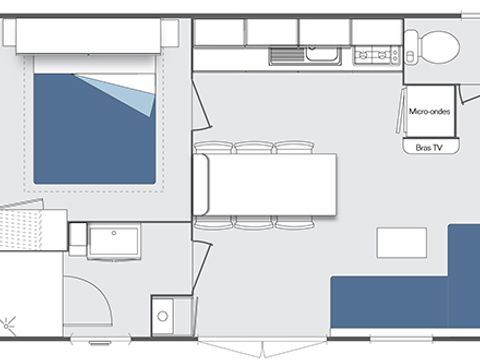 MOBILHOME 6 personnes - Bora dimanche