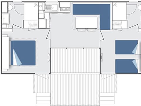 MOBILHOME 6 personnes - Uvéa samedi 4/6