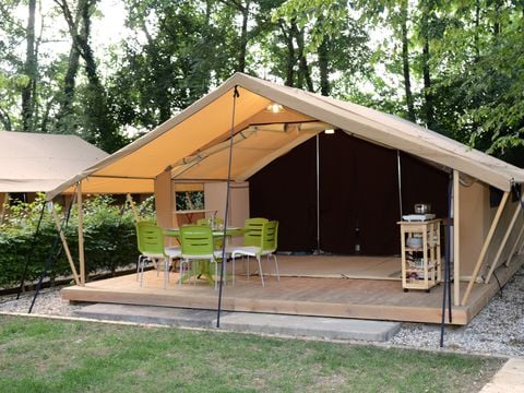 TENTE TOILE ET BOIS 6 personnes - Tente Safari samedi (sans sanitaires)