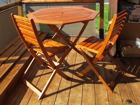 Tente en toile et en bois 5 personnes - Tente Safari Lodge vue lac 5 pers