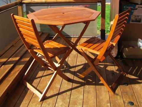 TENTE TOILE ET BOIS 5 personnes - Tente Safari Lodge vue lac 5 pers