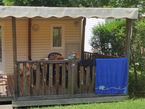 MOBILHOME 4 personnes - Mobil home 2 chambres avec télévision et climatisation 4 pers