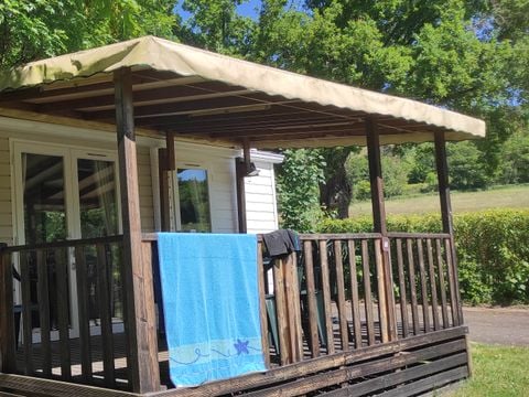 MOBILHOME 5 personnes - 25 m2 / 2chambres - Terrasse couverte TV