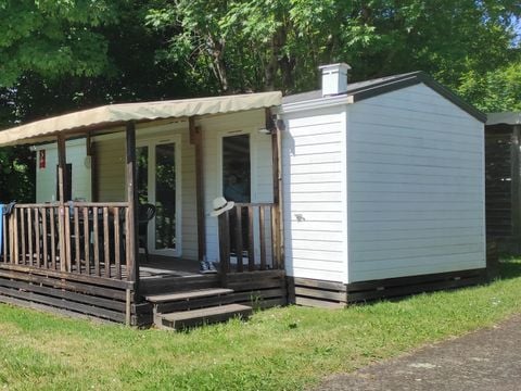 MOBILHOME 5 personnes - 25 m2 / 2chambres - Terrasse couverte TV