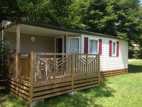 MOBILHOME 6 personnes - Mobilhome 31 m² / 3 chambres - Terrasse semi-couverte TV 6 pers
