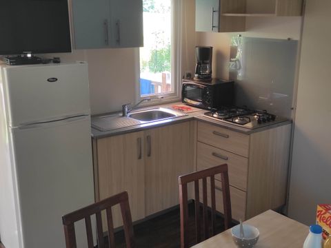 MOBILHOME 6 personnes - Mobilhome 31 m² / 3 chambres + TV + climatisation 6 pers