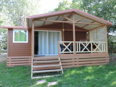 CHALET 6 personnes - Chalet 32 m² / 3 chambres - Terrasse couverte 12 m² TV 6 pers