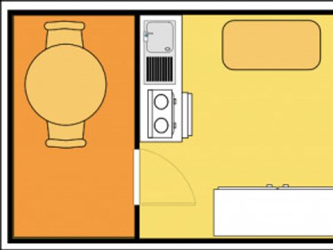 STUDIO 2 personnes - Studio Mini sans sanitaire