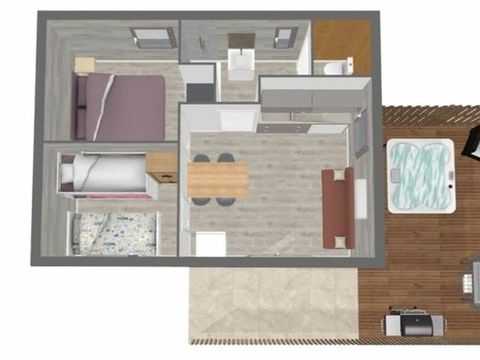 GÎTE 4 personnes - SPA