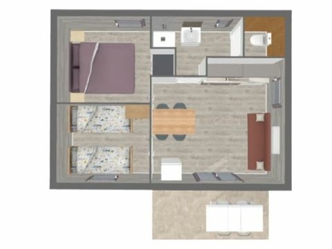 GÎTE 4 personnes - Gîte Clôturé