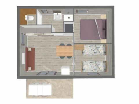 GÎTE 6 personnes - Gîte