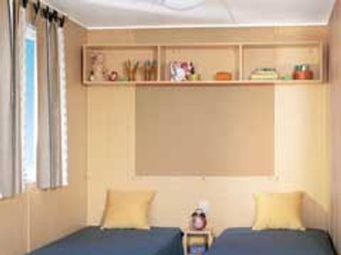 MOBILHOME 5 personnes - 4/5 places climatisé 2 chambres TV