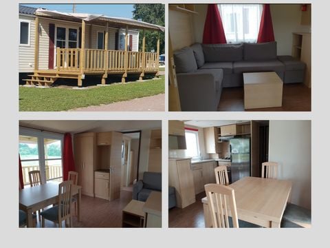 MOBILHOME 7 personnes - Trigano OR9 3 chambres avec terrasse