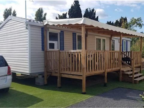MOBILHOME 7 personnes - Trigano OR9 3 chambres avec terrasse