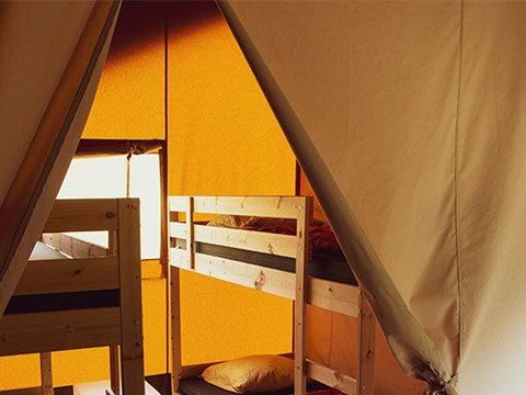 TENTE TOILE ET BOIS 6 personnes - Tente safari de luxe