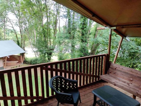 TENTE TOILE ET BOIS 6 personnes - Tente safari de luxe