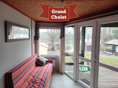 Chalet 6 personnes - Familial en bois 28m² avec vue sur le lac