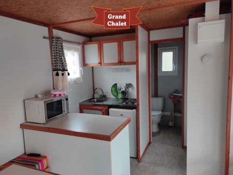 Chalet 6 personnes - Familial en bois 28m² avec vue sur le lac