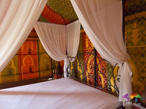 TENTE TOILE ET BOIS 2 personnes - Tente Caïdale