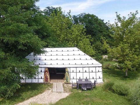 TENTE TOILE ET BOIS 2 personnes - Tente Caïdale