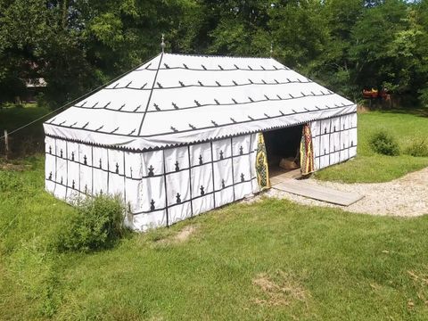 TENTE TOILE ET BOIS 2 personnes - Tente Caïdale