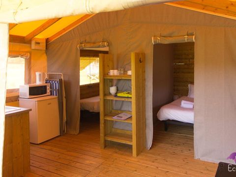 TENTE TOILE ET BOIS 2 personnes - Tente Safari