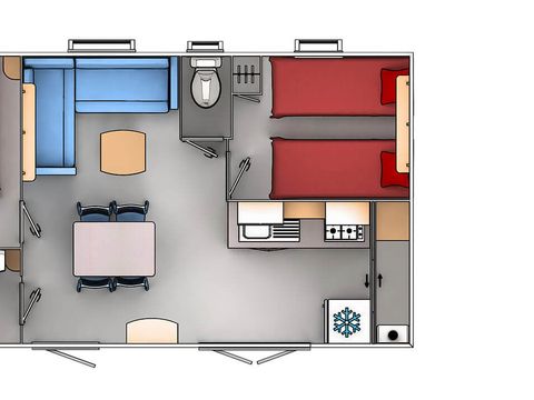 MOBILHOME 6 personnes - Mobil home Trigano Evo 29 - 29m²