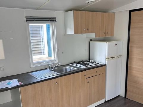 MOBILHOME 5 personnes - Premium - 2 chambres (Maxi 4 adultes + 1 enfant) option clim