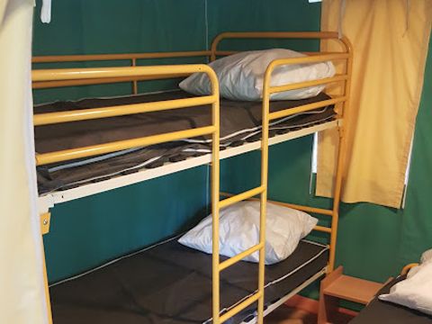 BUNGALOW TOILÉ 5 personnes - Tente toilée - 2 chambres - sans sanitaires