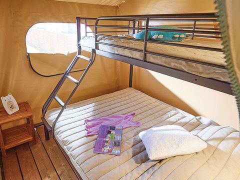 TENTE TOILE ET BOIS 5 personnes - Tente Pêcheur 4/5 pers.