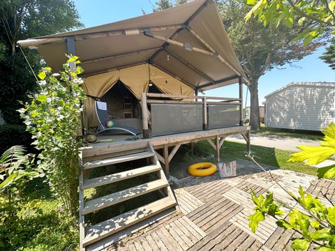Tente en toile et en bois 5 personnes - Tente Pêcheur 4/5 pers.