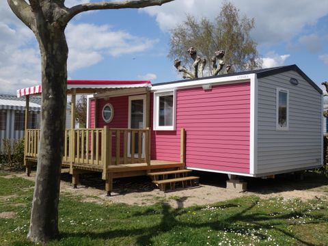 MOBILHOME 5 personnes - confort 26m² - 2 chambres - terrasse couverte -