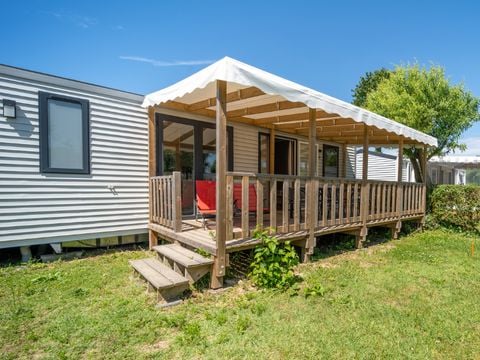 MOBILHOME 6 personnes - VIP 3 chambres 38m² - Pack-Vip inclus (linge,tv,wifi...)