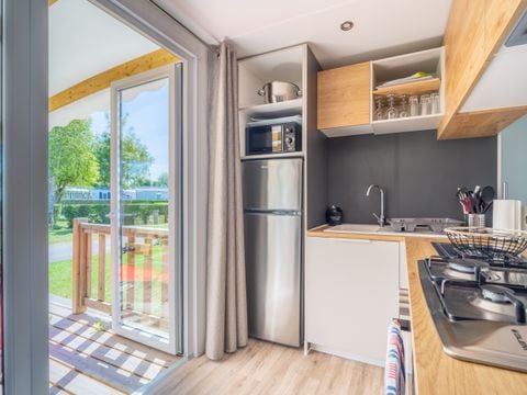 MOBILHOME 6 personnes - VIP 3 chambres 38m² - Pack-Vip inclus (linge,tv,wifi...)