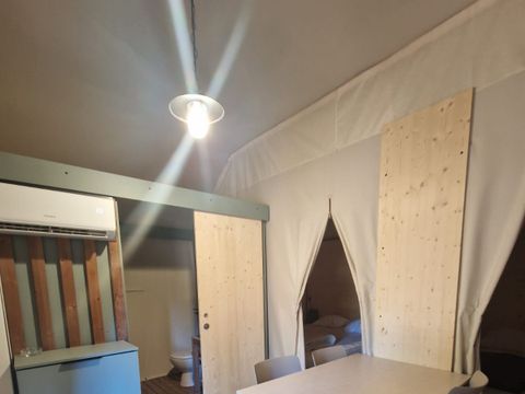 Tente en toile et en bois 4 personnes - Lodge Vacanziera (Gamme Supérieure) - Samedi/Samedi