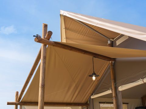 Tente en toile et en bois 4 personnes - Lodge Vacanziera (Gamme Supérieure) - Dimanche/Dimanche