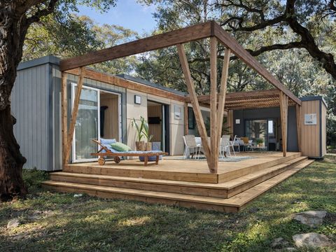 MOBILHOME 8 personnes - Mobil-home double Riala avec bain nordique (Gamme Exclusive) - Dimanche/Dimanche -