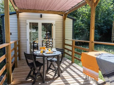 MOBILHOME 3 personnes - Cottage Confort 2 Pièces 2/3 Personnes Climatisé + TV