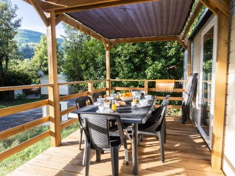 MOBILHOME 8 personnes - Cottage Confort 4 Pièces 6/8 Personnes Climatisé + TV