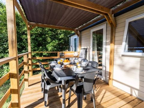 MOBILHOME 8 personnes - Cottage Confort 4 Pièces 6/8 Personnes Climatisé + TV