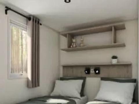 MOBILHOME 6 personnes - Cottage Confort 3 Pièces 4/6 Personnes Climatisé + TV