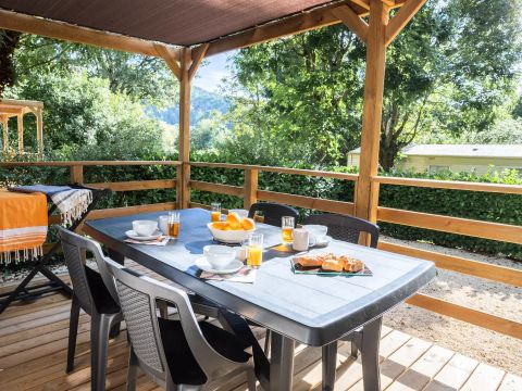 MOBILHOME 6 personnes - Cottage Confort 3 Pièces 4/6 Personnes Climatisé + TV