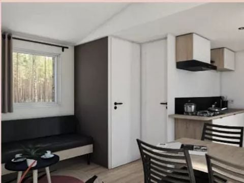 MOBILHOME 6 personnes - Cottage Confort 3 Pièces 4/6 Personnes Climatisé + TV