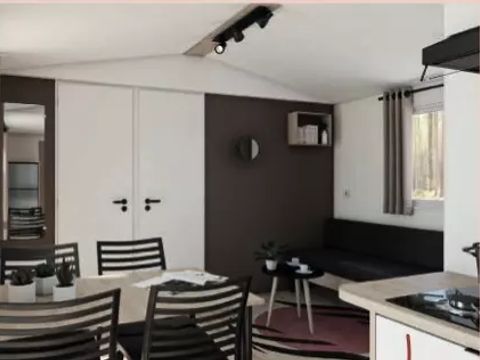 MOBILHOME 6 personnes - Cottage Confort 3 Pièces 4/6 Personnes Climatisé + TV