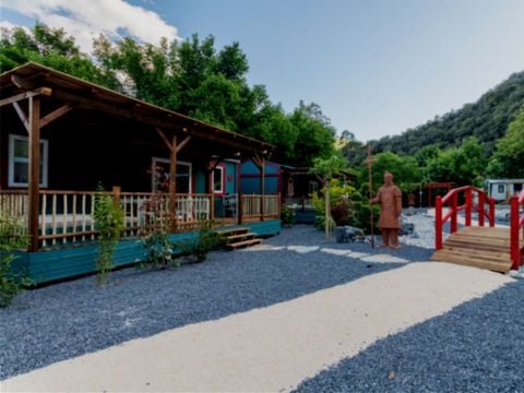 MOBILHOME 6 personnes - Cottage confort 2 chambres clim, tv, lv