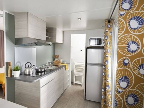 MOBILHOME 4 personnes - Premium | 2 Chambres | 4 Couchages | Terrasse surélevée | 1 Salle de bain | Climatisation