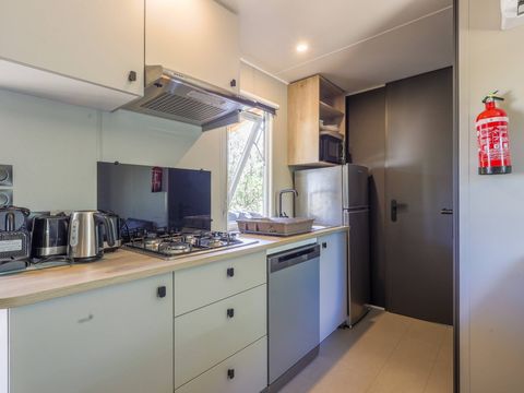 MOBILHOME 5 personnes - Premium | 3 Chambres | 5 Couchages | Terrasse Lounge | 1 Salle de bain | Climatisation
